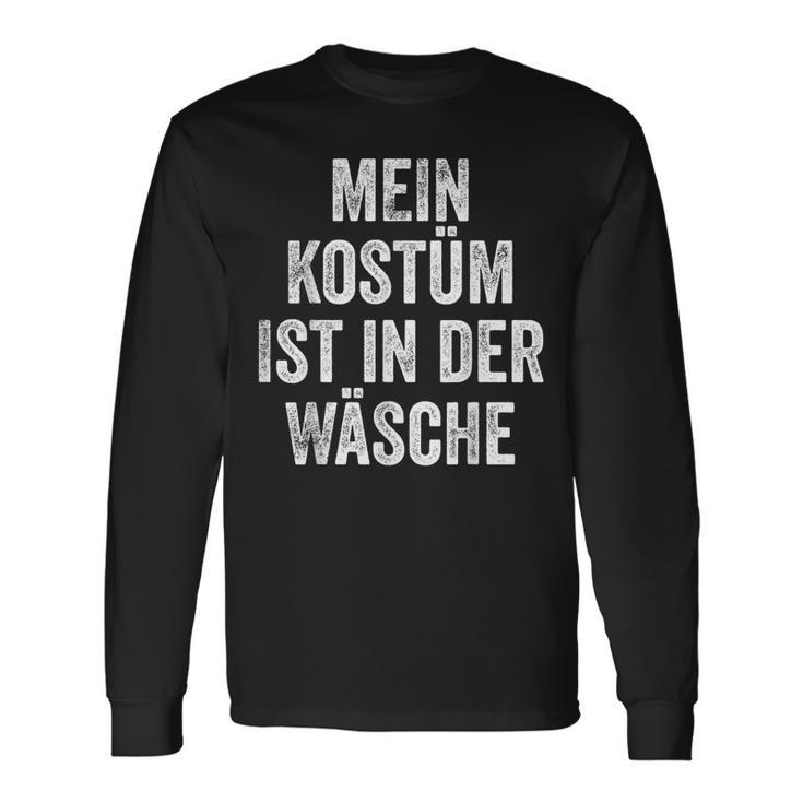 Mein Costume Ist In Der Wäsche Carnival Man Fancy Dress Langarmshirts Geschenkideen