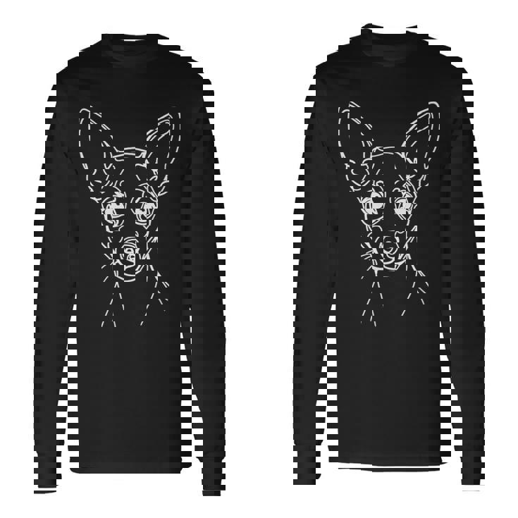 Toy Manchester Terrier Shirts Dog Lover Pixel Art Long