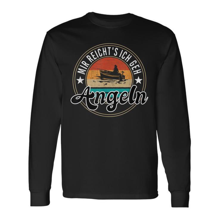 Mir Reicht's Ich Geh Fishing Sports Fisherman Langarmshirts Geschenkideen