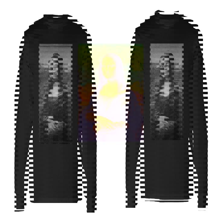 Mona Lisa Leonardo Dainci Historia Del Arte Arte Renacimiento Camiseta de manga larga