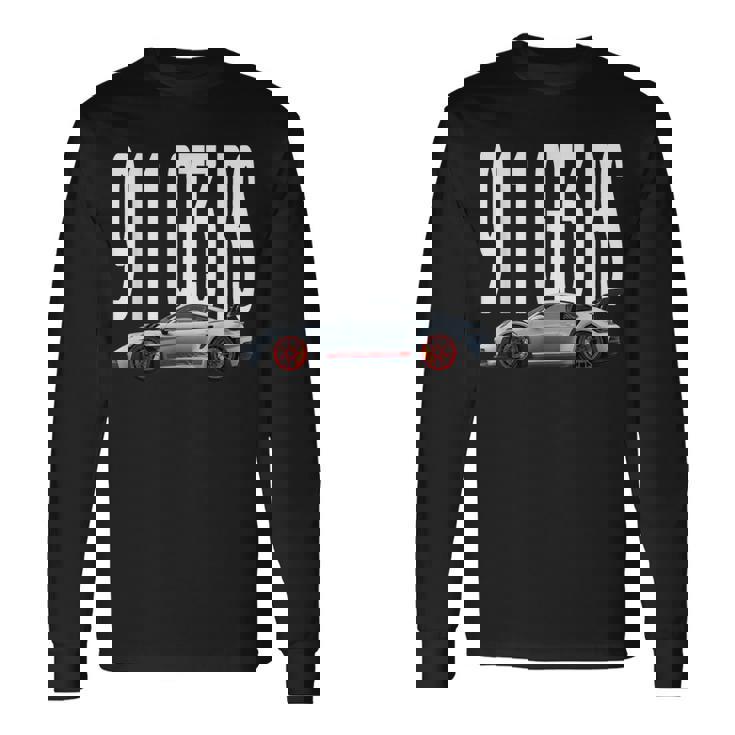 Moneda Memeintage De Coche De Carreras 911 Gt3 Rs Camiseta de manga larga