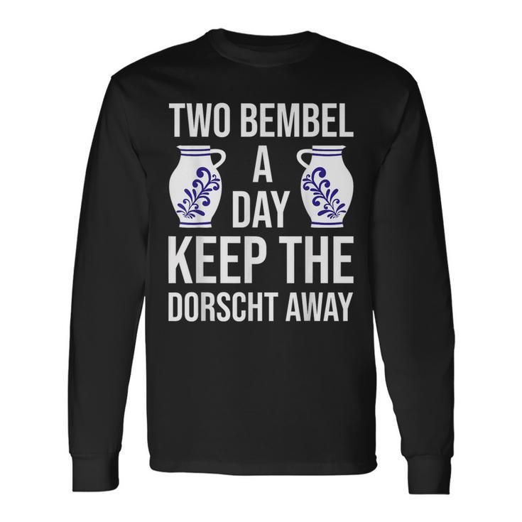 Mostkrug Abbelwoi Jug Bembel Frankfurt Äppler Langarmshirts Geschenkideen