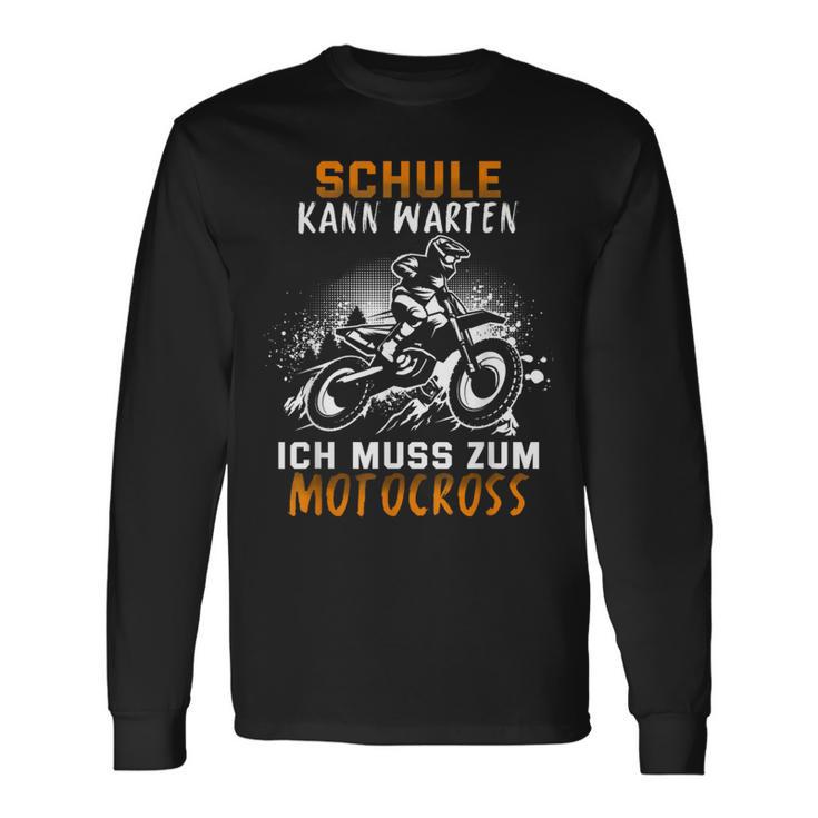 Motocross For Boys Enduro Offroad Superbike S Langarmshirts Geschenkideen