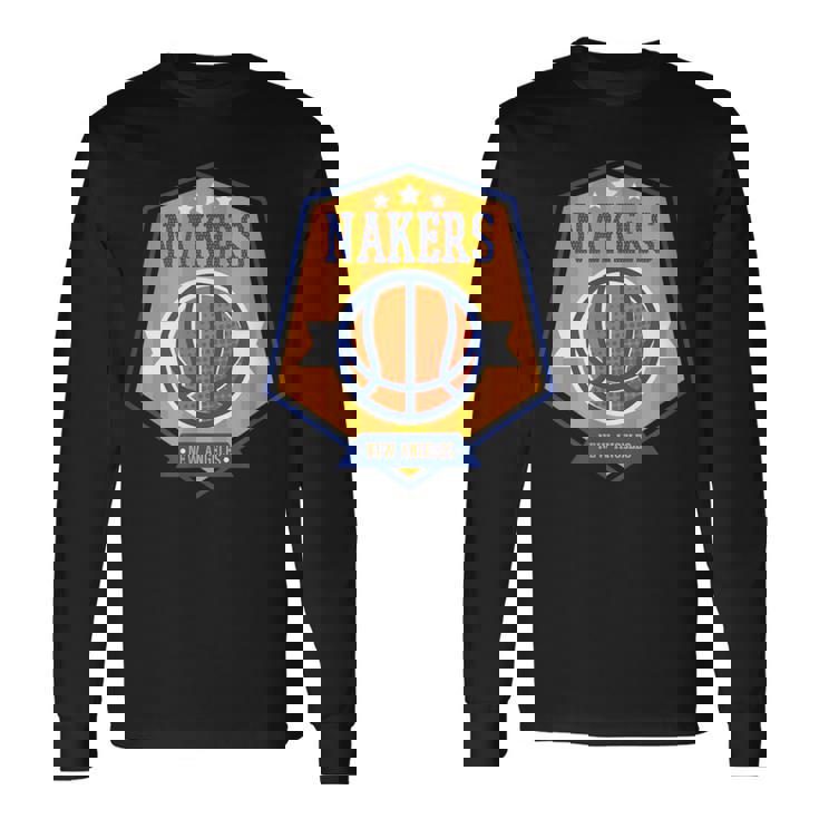 Nakers Of New Angeles Basketball Long Sleeve T-Shirt