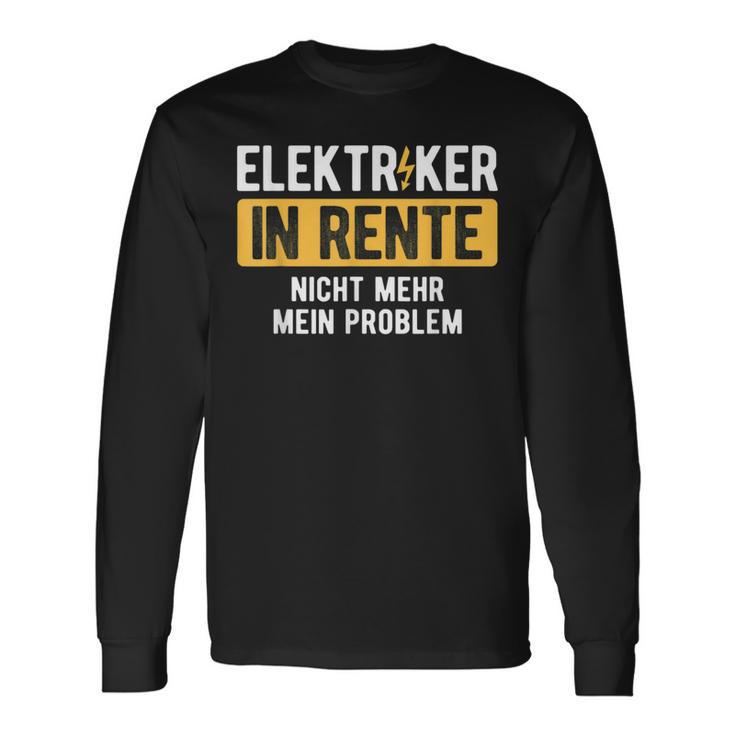 Nicht Mehr Problem Rente Craftsman Electricians Langarmshirts Geschenkideen