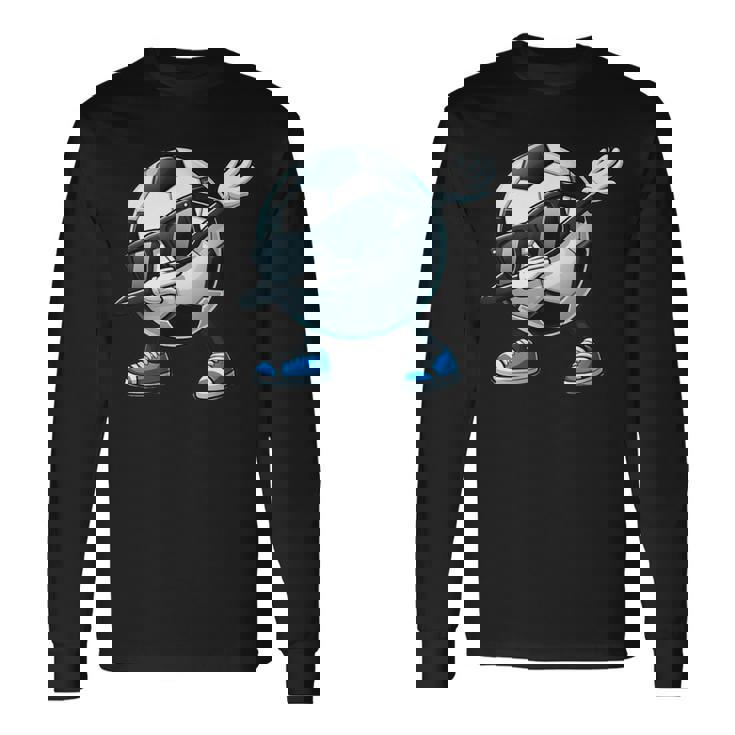 Niños Dabbing Balón De Fútbol Dab Dance Camiseta de manga larga