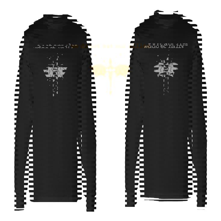 We Do Not Eat Our Allies Dragon Rider 4Th Wing Book Bookish Long Sleeve T-Shirt