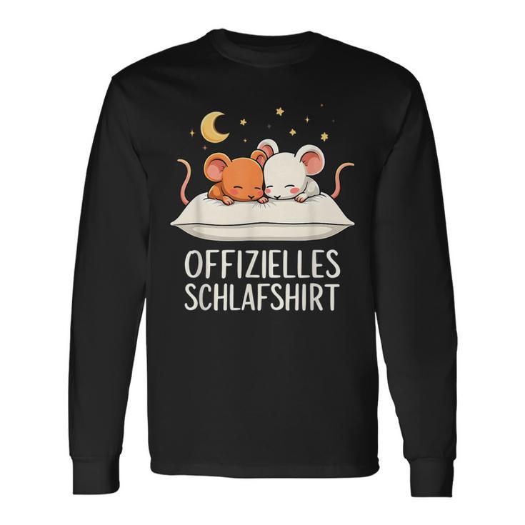 Official Sleep Mouse Mice Langarmshirts Geschenkideen