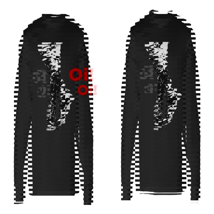 Oi Oi Skinhead Ska Street Punk Hardcore Punk Camiseta de manga larga