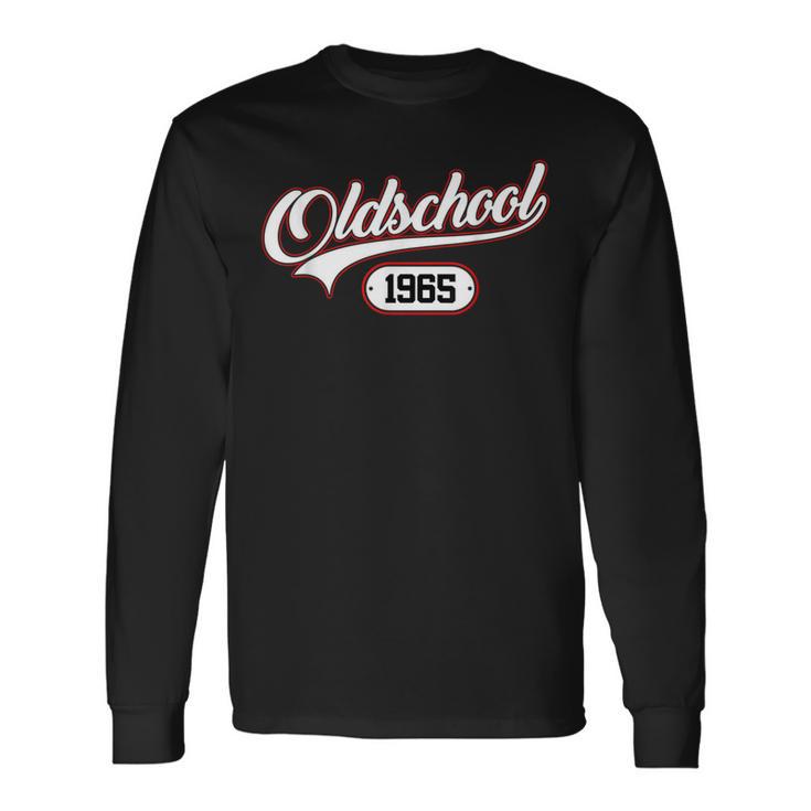 Oldschool 1965Intage Birthday Langarmshirts Geschenkideen