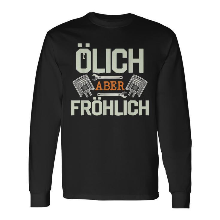 Olich Aber Fröhlich Oil Mechanic Car Screwdriver Langarmshirts Geschenkideen