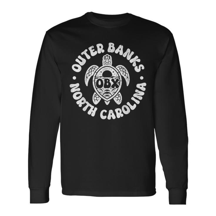 Outer Banks North Carolina Souvenir Turtle Langarmshirts Geschenkideen