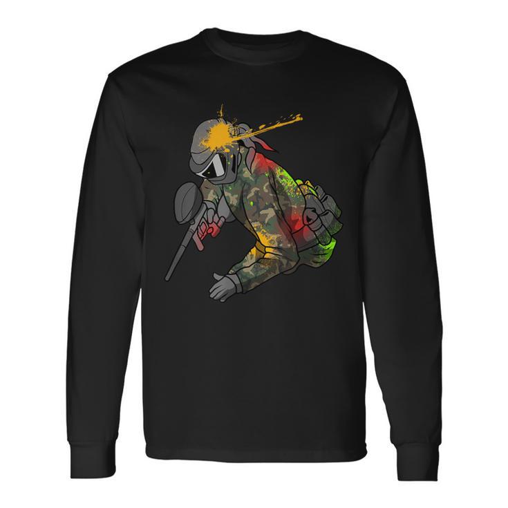 Paintball Rifle Paintball Player Paintball S Langarmshirts Geschenkideen