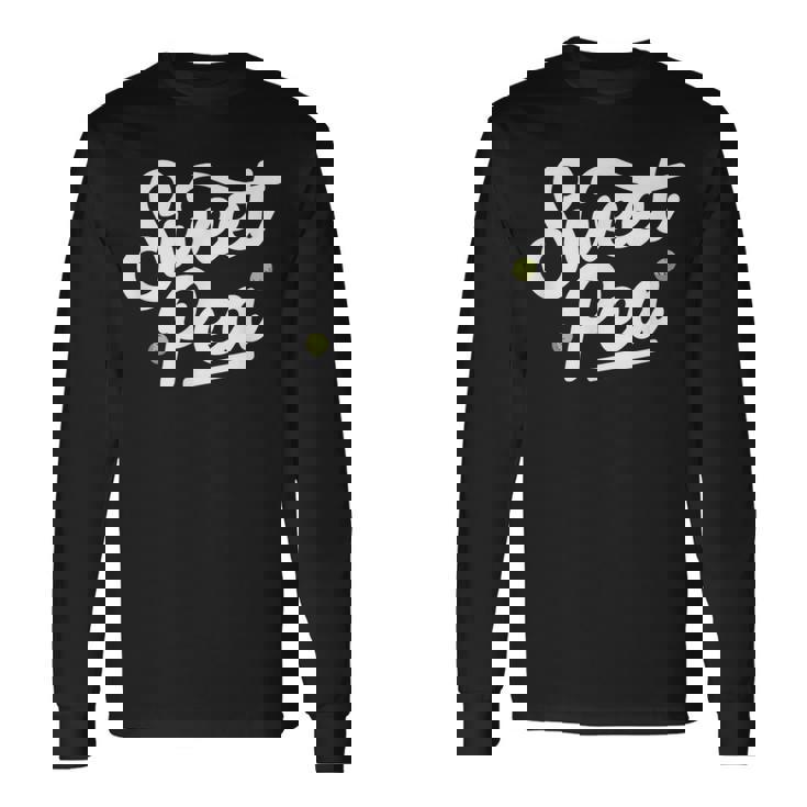 PEA SWEET Nickname Long Sleeve T-Shirt