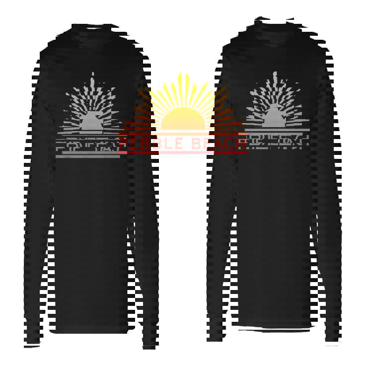 Pebble Beach Souvenir California Sun T-shirt à manches longues