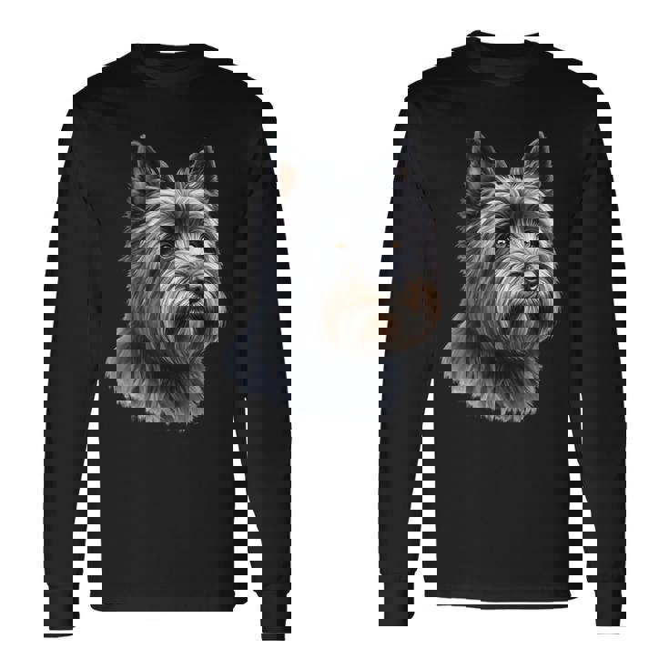 Perro Cairn Terrier Camiseta de manga larga