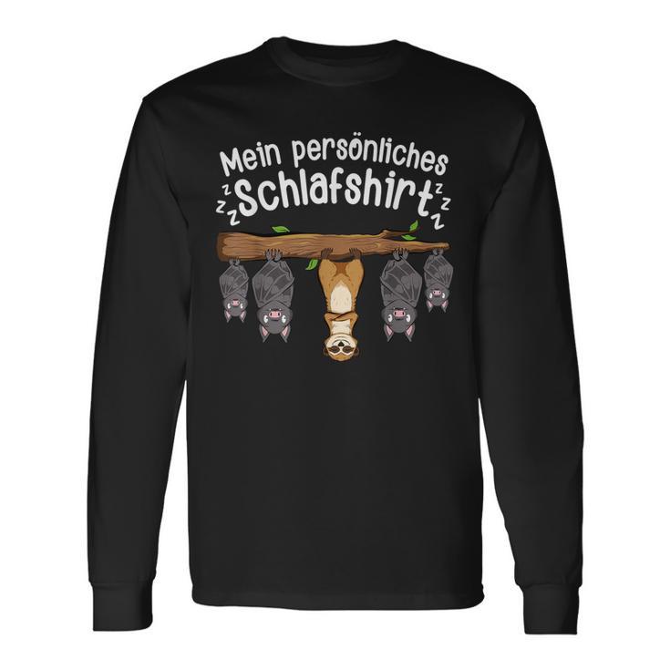 My Personal Sleep Meerkat With Bats Langarmshirts Geschenkideen