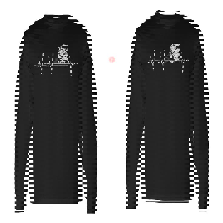 Petanca Heartbeat Petanca Boccia Balls Jugador Camiseta de manga larga