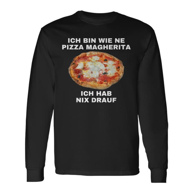 Pizza Margherita Langarmshirts Geschenkideen