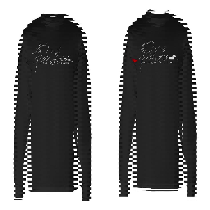 Polska Amor Bandera Polaca Y Corazón En Polonia Camiseta de manga larga Ideas de regalos