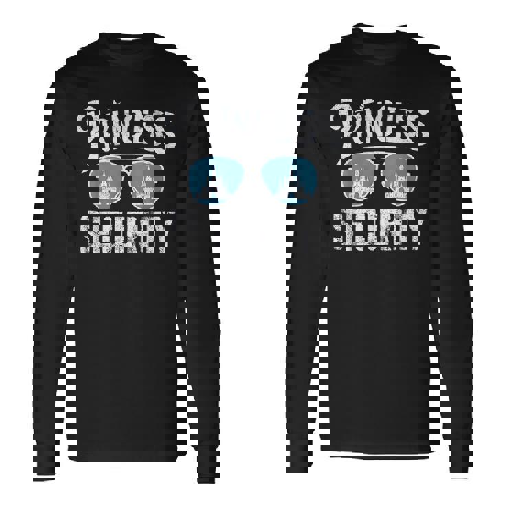 Princess Security Protection Birthday Party Matching Family Long Sleeve T-Shirt