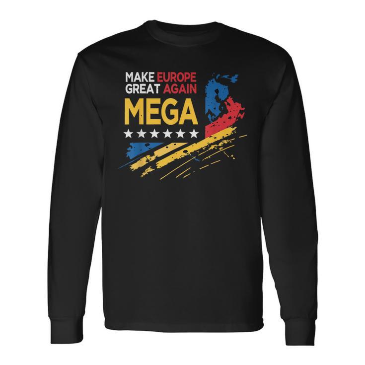 Pro Eu Haz Que Europauelva A Ser Grande Mega Camiseta de manga larga