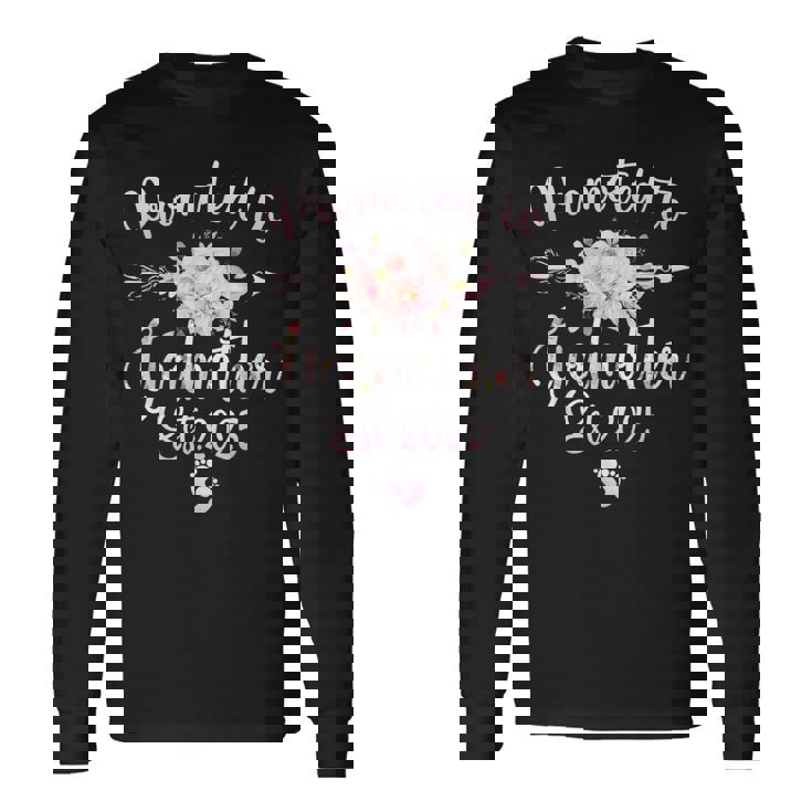 Promoted To Godmother Est 2025 New Godmother Long Sleeve T-Shirt Gifts ideas