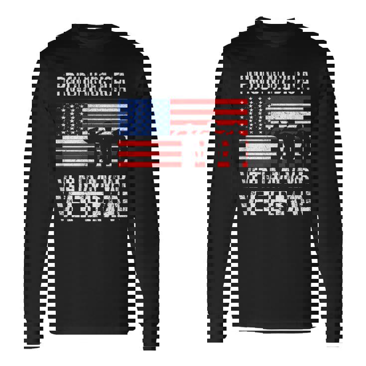 Proud Niece Vietnam War Veteran For Matching Uncle Vet Long Sleeve T-Shirt