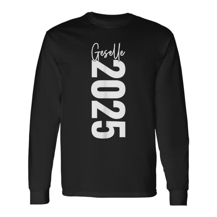 Prüfung Bestanden Geselle Abschluss 2025 Geschenk Schwarz Erwachsene Klein Klassisch Gesellenprüfung Bestanden Geselle 2025 Langarmshirts Geschenkideen