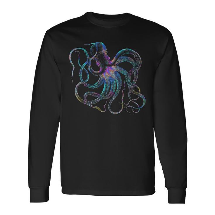 Psychedelic Octopus Octopus Langarmshirts Geschenkideen