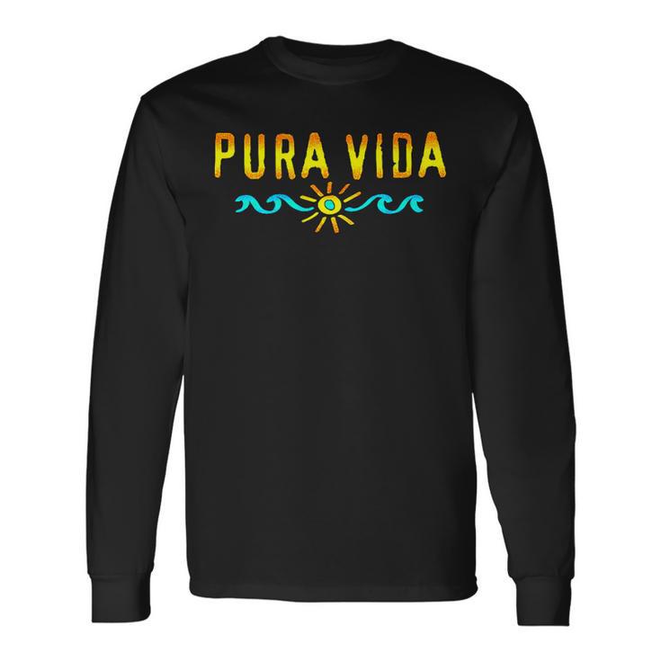 Puraida Costa Rica Sea Beach Sun Way Of Life Summer Langarmshirts Geschenkideen