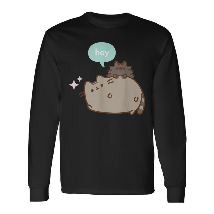 Pusheen Hey With Pip Langarmshirts Geschenkideen