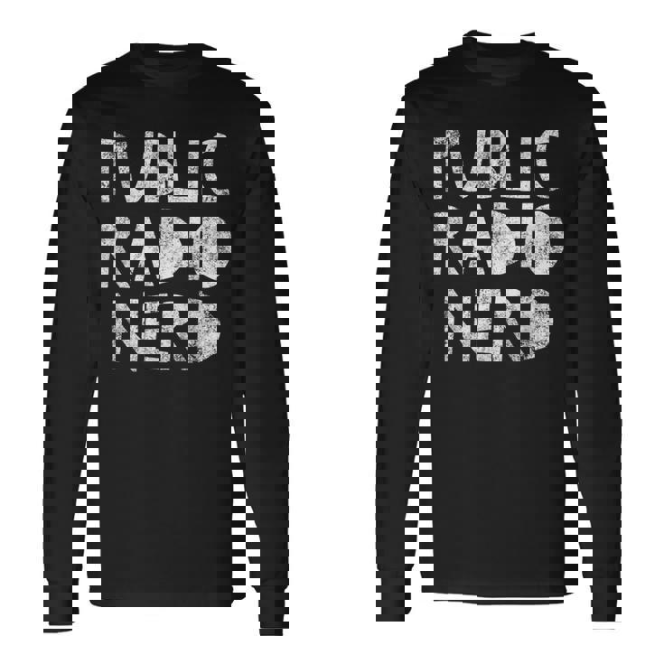 Radio Publique Nerd T-shirt à manches longues
