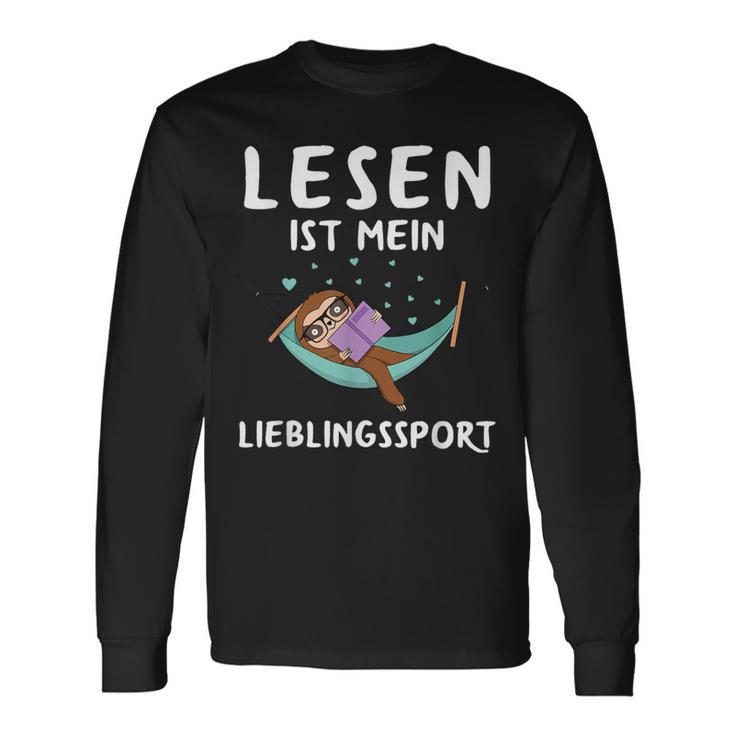 Reading Books Chain Reader Bookworm Book Lovers Saying Langarmshirts Geschenkideen