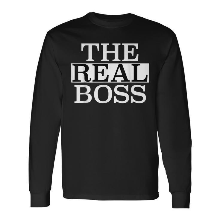 The Real Boss Langarmshirts Geschenkideen