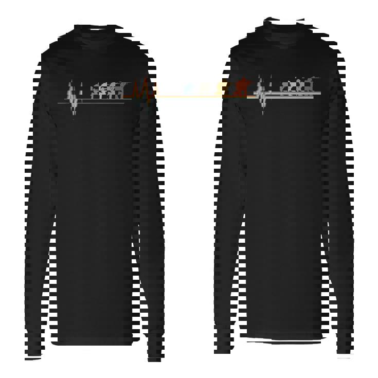 Retro Airsoft Armas Metralleta Rifle Squadintage Airsoft Camiseta de manga larga