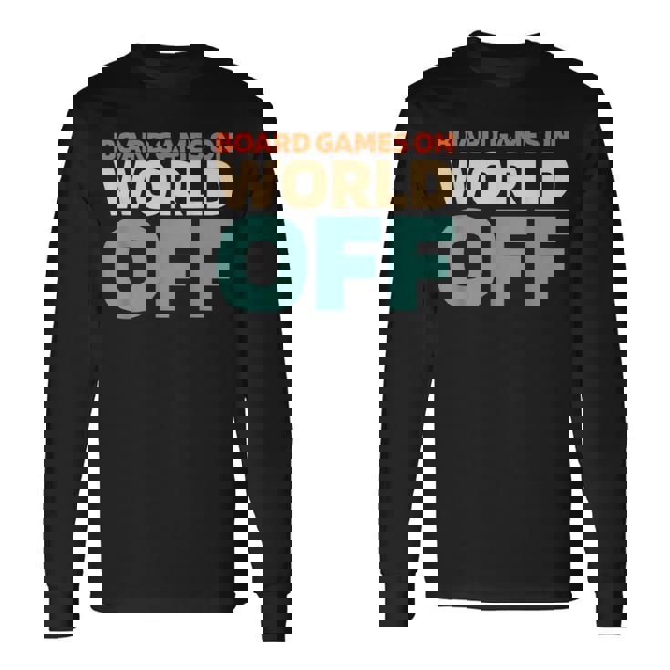 Retro Jugar Rpg Familiaintage Juegos De Mesa Camiseta de manga larga