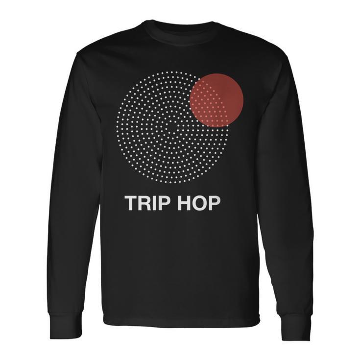 Rétro Minimal Trip Hop Musique Électronique T-shirt à manches longues