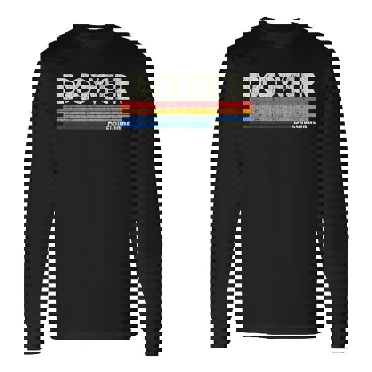 Retrointage 70S 80S Estilo Dover De Camiseta de manga larga