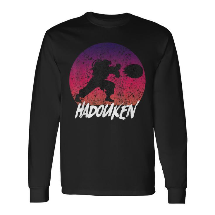 Retrointage Hadouken Fighter Langarmshirts Geschenkideen