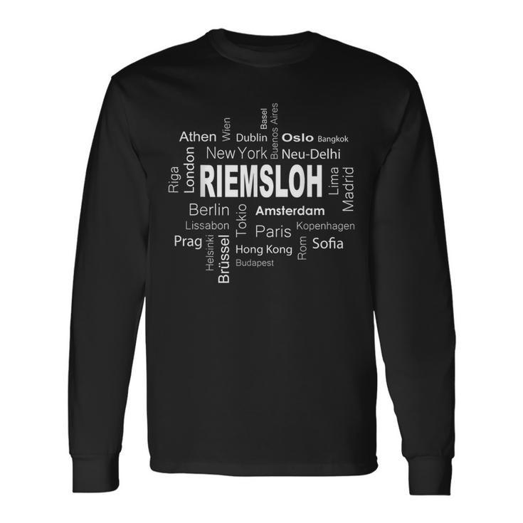 Riemsloh New York Berlin Riemsloh Meine Hauptstadt Langarmshirts Geschenkideen