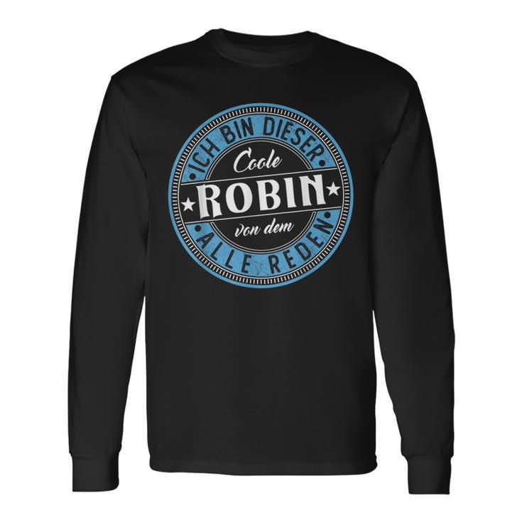 Robin Ich Bin Dieser Cooler Robin Langarmshirts Geschenkideen