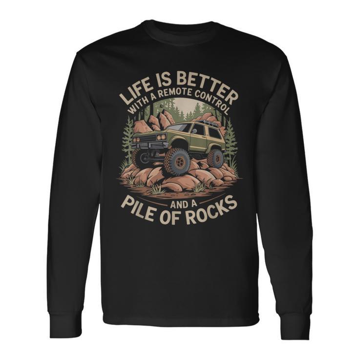 Rock Crawling Rc Crawler Rc Rock Crawling Camiseta de manga larga