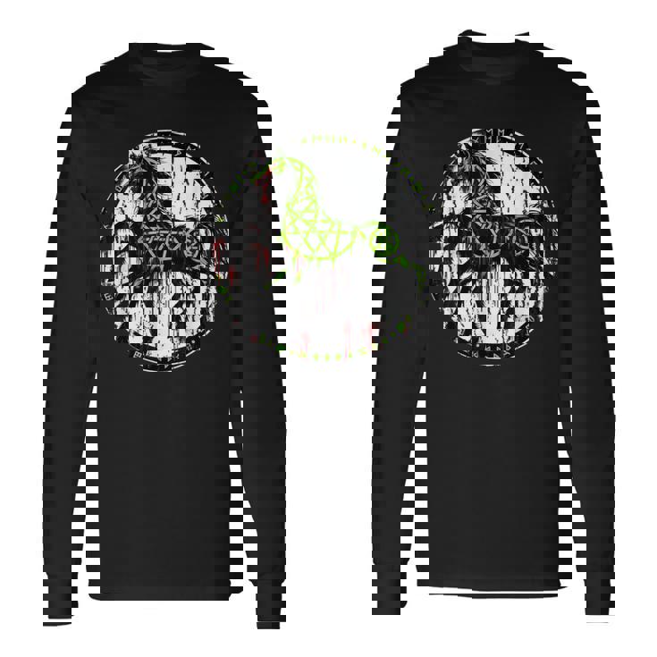 Runas Celtas Sleipnir Caballo Camiseta de manga larga
