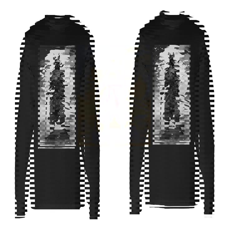 Samouraï Japonais Tokyo D'inspiration Asiatique T-shirt à manches longues