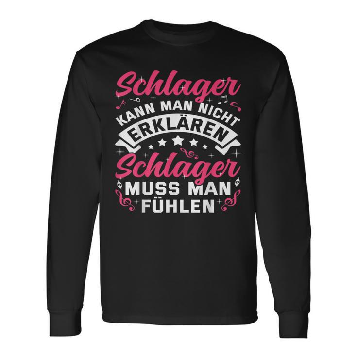 Schlager Kann Man Nicht Erklärlichen Sch S Langarmshirts Geschenkideen