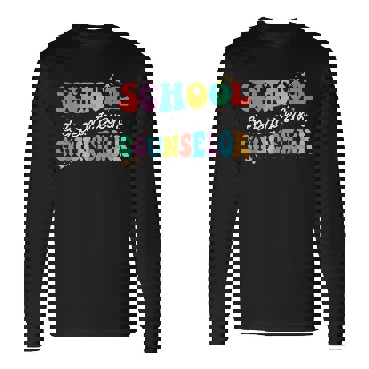 School Counselor Dream Squad Team Back To School Counseling Long Sleeve T-Shirt
