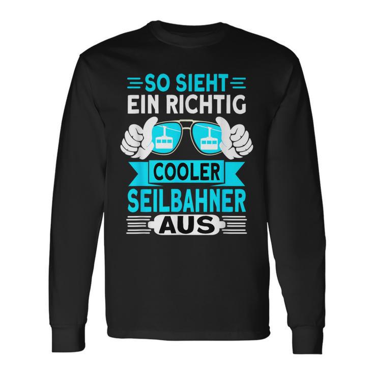 Seilbahn Gondel Seilbahner Langarmshirts Geschenkideen