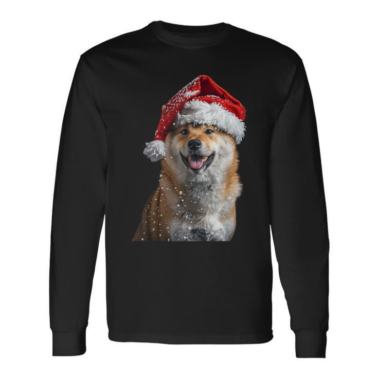 Shiba Inu Christmas Langarmshirts Geschenkideen