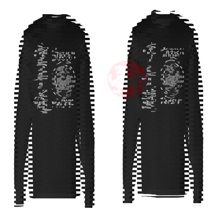 Shotokan Karate Tiger Logo Artes Marciales Camiseta de manga larga